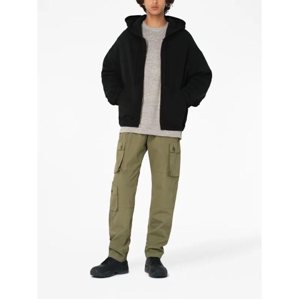 John Elliott Green straight-leg cotton cargo pants